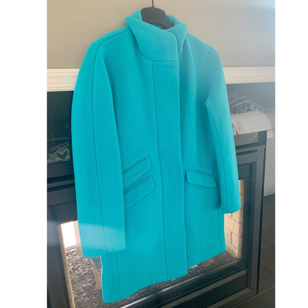 J.Crew Cocoon Coat in Italian Stadium-Cloth Wool - Picture 8 of 14